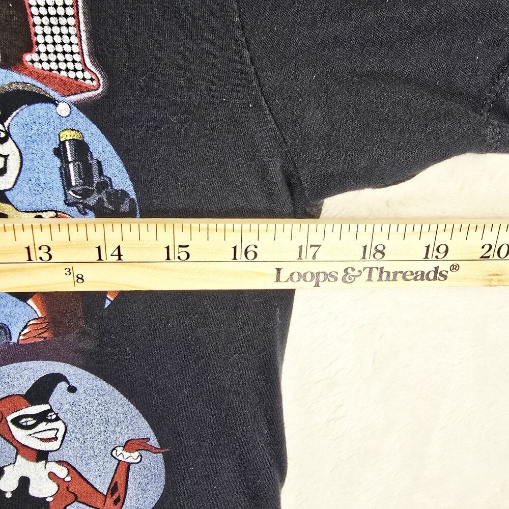 Harley Quinn Shirt Mens Small Cartoon Rap Tee DC Comics Joker Batman - Picture 7 of 8